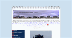 Desktop Screenshot of bonkas4x4wales.com