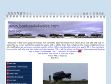 Tablet Screenshot of bonkas4x4wales.com